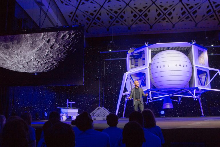 Jeff Bezos announced plans to conquer the moon