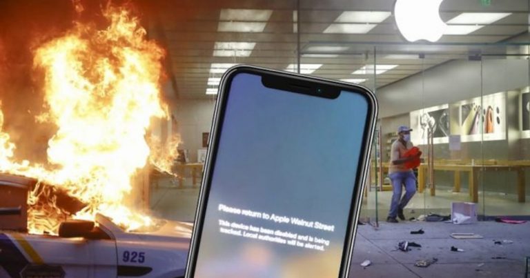 Apple tracks looted iPhones and gives out police looters