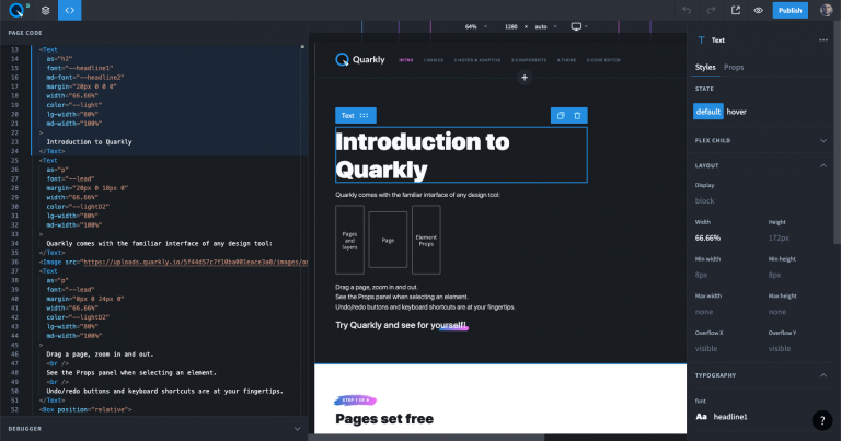 Introducing Quarkly, a tool for react developers and designers to optimize your development