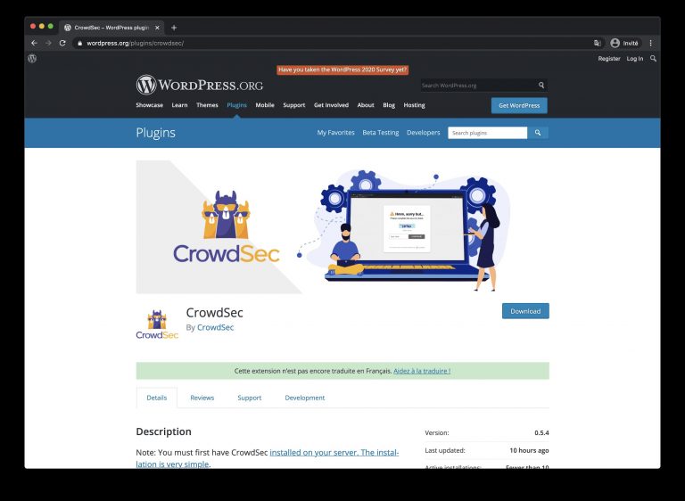 New CrowdSec plugin to protect WordPress sites