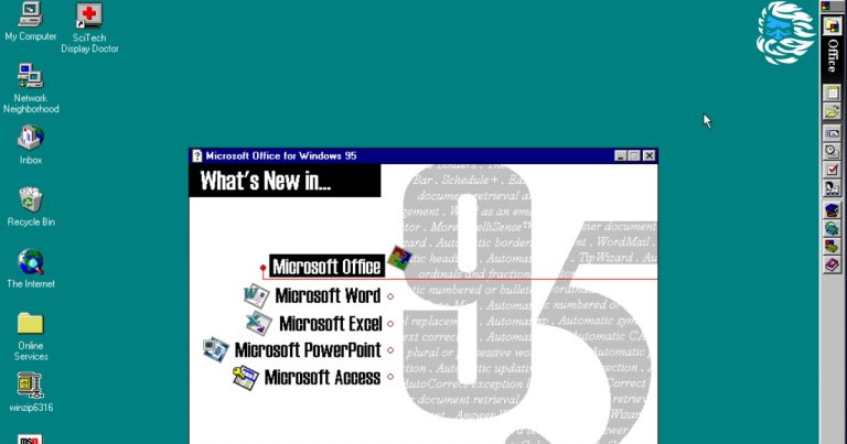 Windows 95 – what does it look like today?