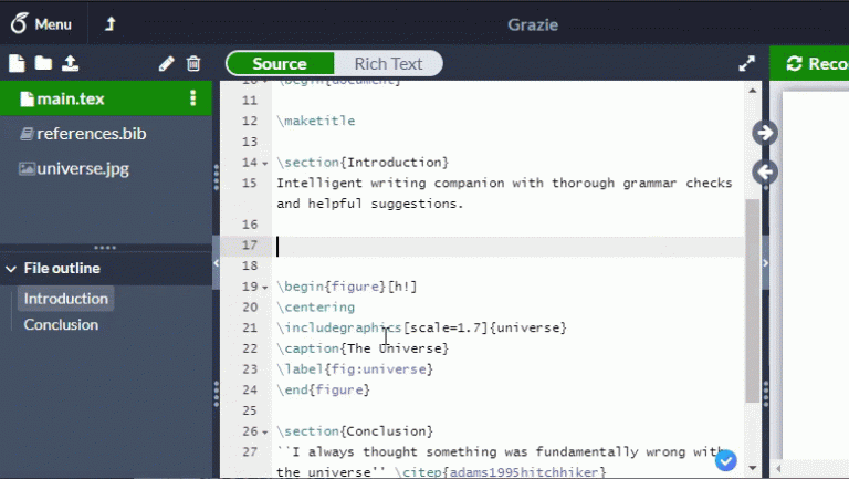 Parsing Markdown and LaTeX in the Grazie Chrome Plugin