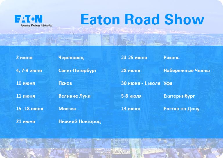 EATON Shows Off New Products on Demo Tour of Russia