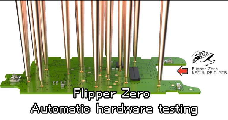 What testing electronics Flipper Zero looks like