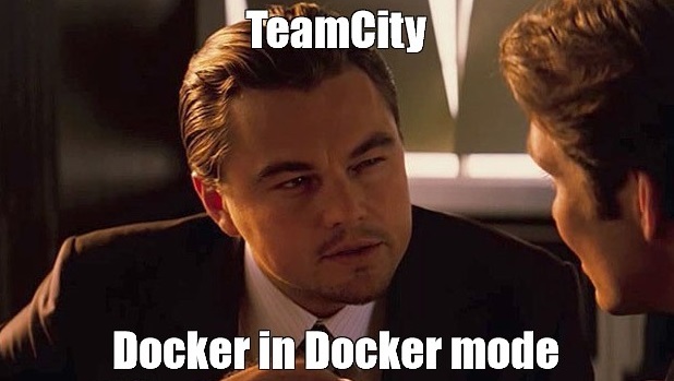 Problems when building Docker images inside Docker containers on TeamCity
