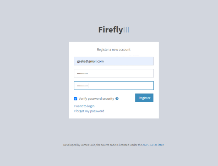 Firefly III Personal Finance Manager