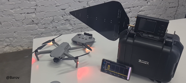Aeroscope, detecting and controlling the actions of DJI drones
