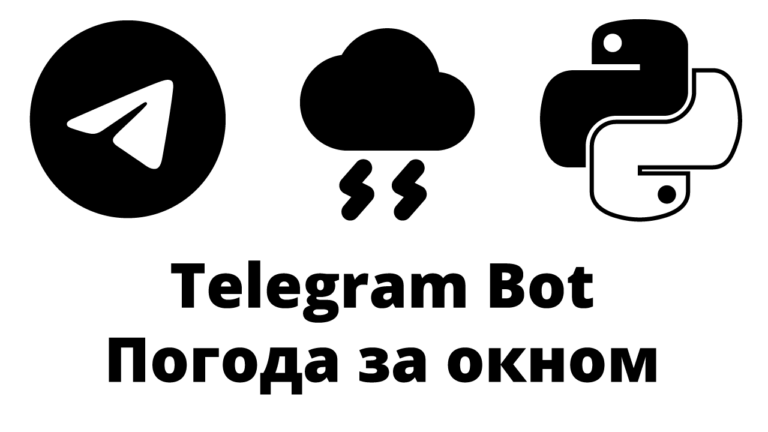 We write a Telegram current weather bot by IP address in Python aiogram