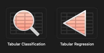 Tabular Classification and Apple ML Regression