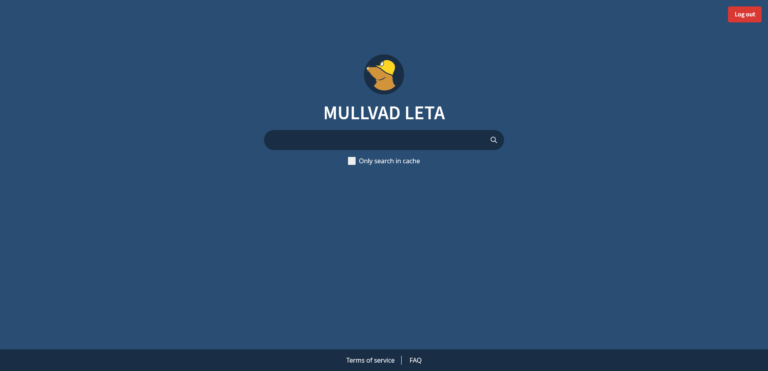 Mullvad Leta – search engine from Mullvad VPN