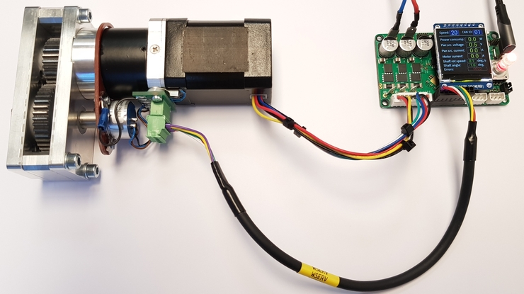 Development of a servo drive with a BLDC motor