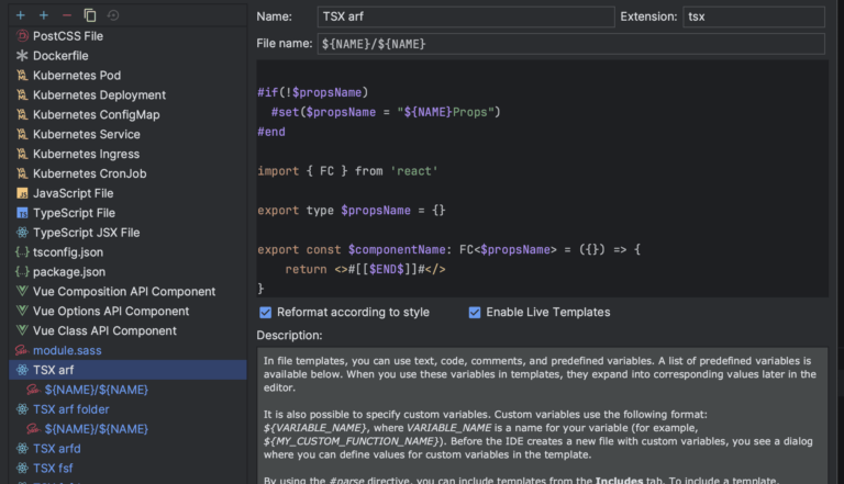 Increase your productivity in WebStorm
