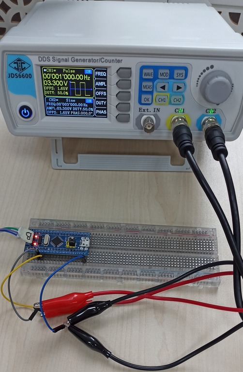 Frequency measurement on STM32