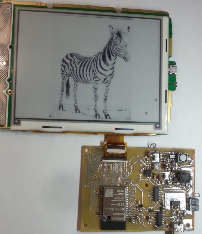 Universal board for E-Ink screens.  Working on mistakes (Part 3)
