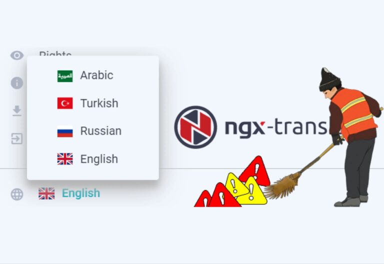 Static analysis of multilingual Angular application using ngx-translate-lint