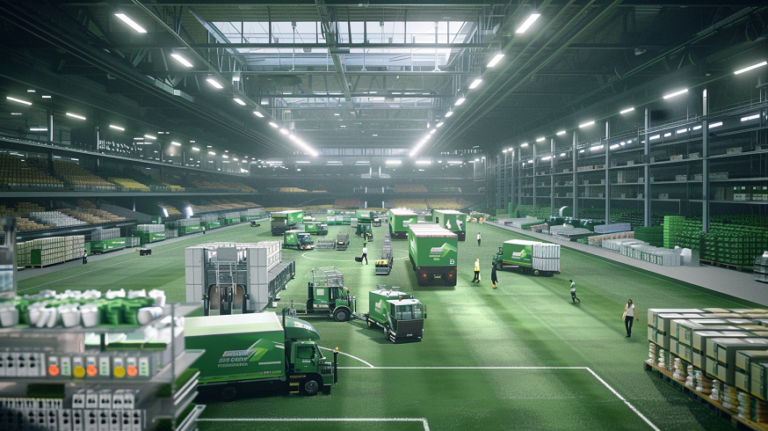 how to cover a warehouse the size of three football fields with wireless telephony