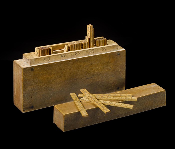 Napier's Sticks and the “Crib Sheet” – 17th-century pocket “calculators” for multiplying and dividing complex numbers