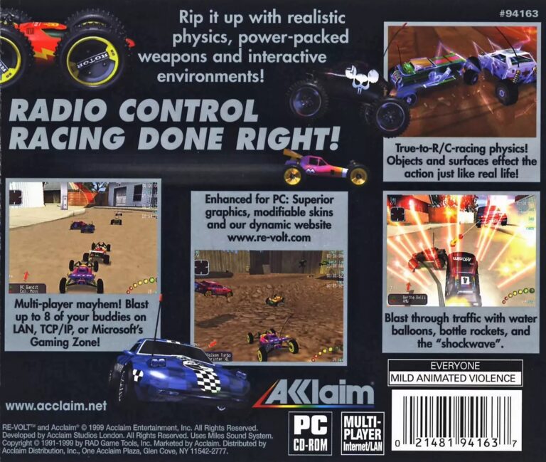 A new look at old games.  Part 1. Re-Volt (1999) + RVGL + content from Sega Dreamcast